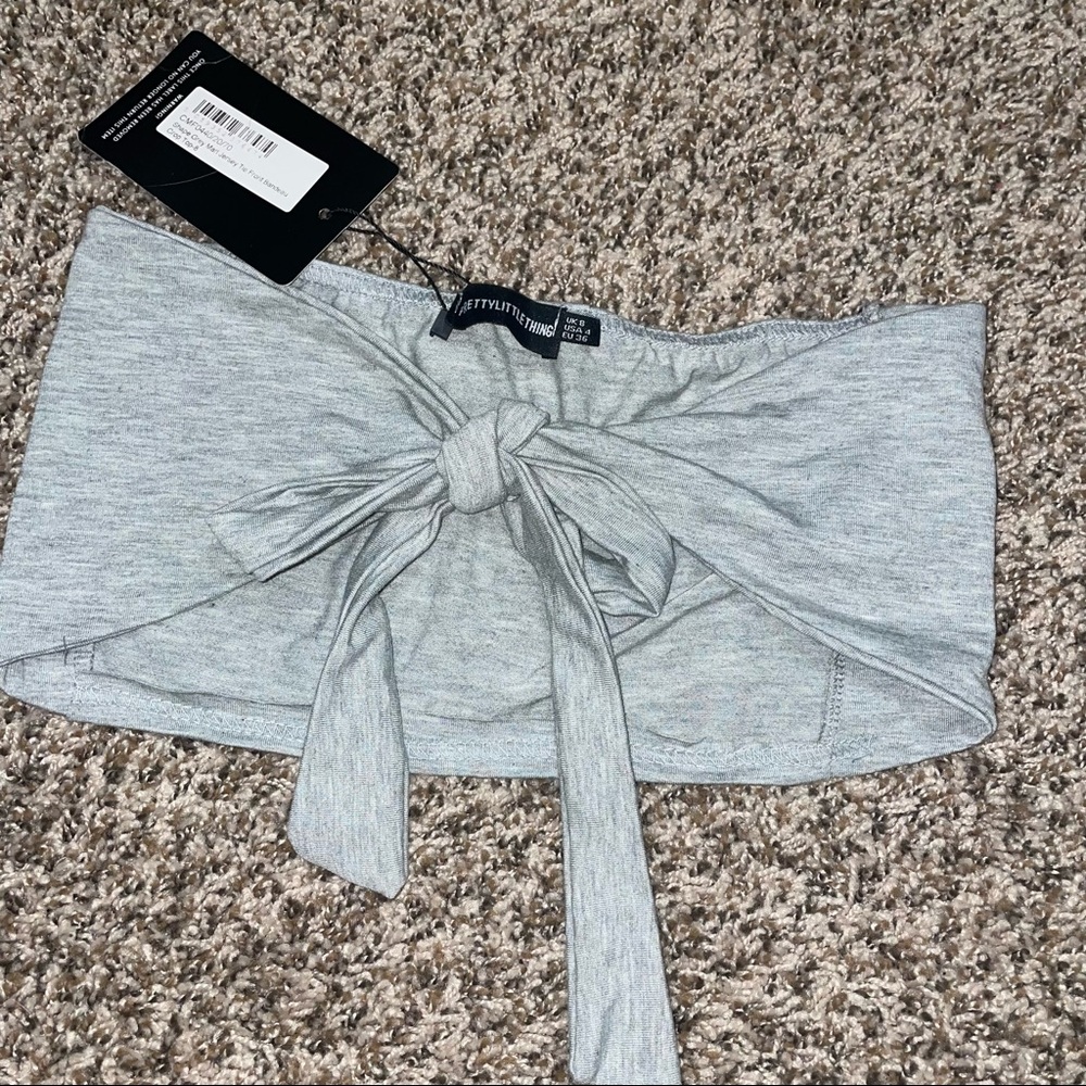 Tie front bandeau